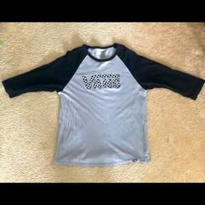 Vans three quarter sleeve